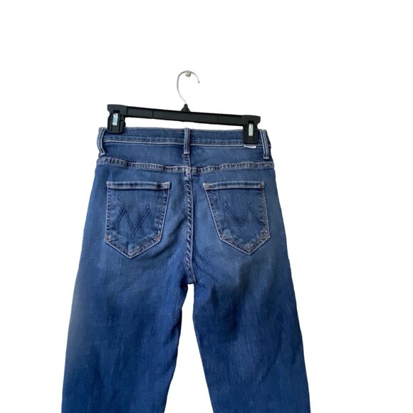 Mother Jeans Womens Size 25 The Insider Crop Step Fray in Girl Crush High Rise - Picture 8 of 14